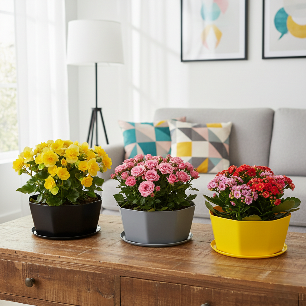 Octa-Bloom Planter | Premium Large Caliber Geometric Pot