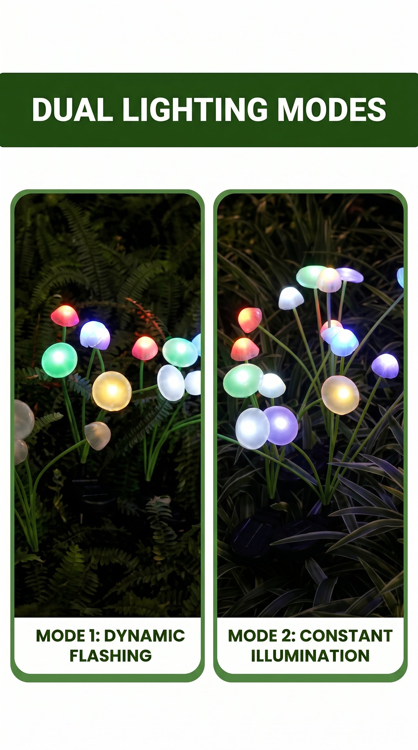 Aura-Mycelia – Kinetic Dual-Mode Solar Landscape Lights
