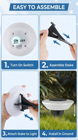 Aura-Disc – Architectural Flush Solar Ground Lights