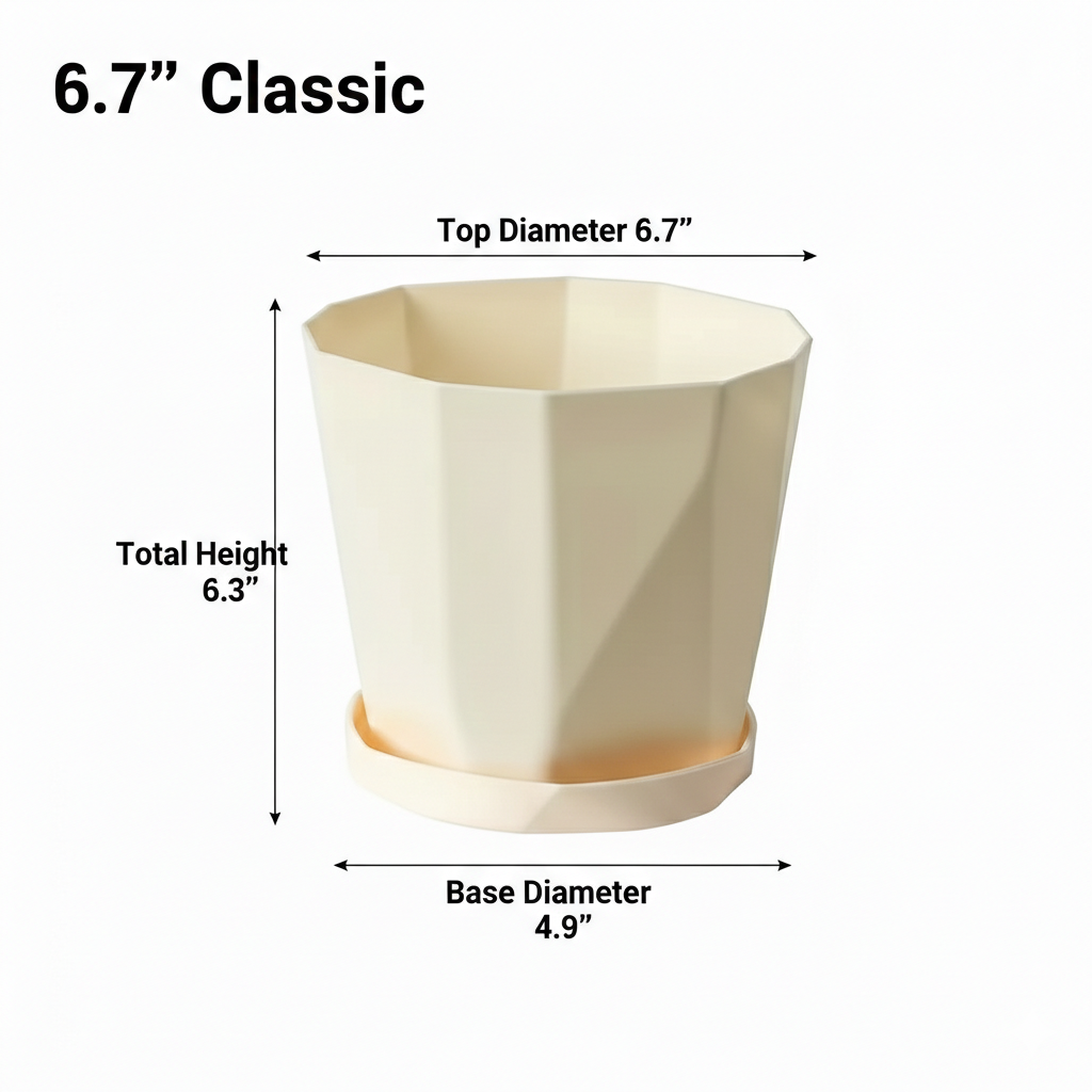 Geometric Facet Garden Planter