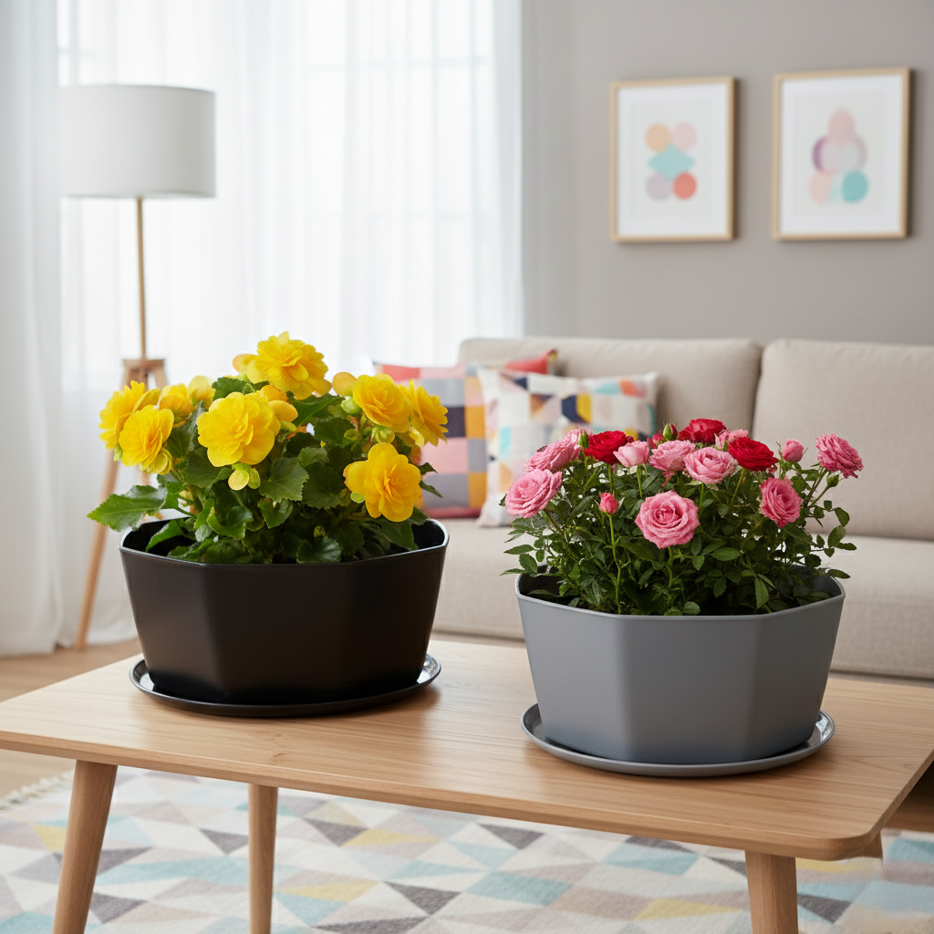 Octa-Bloom Planter | Premium Large Caliber Geometric Pot