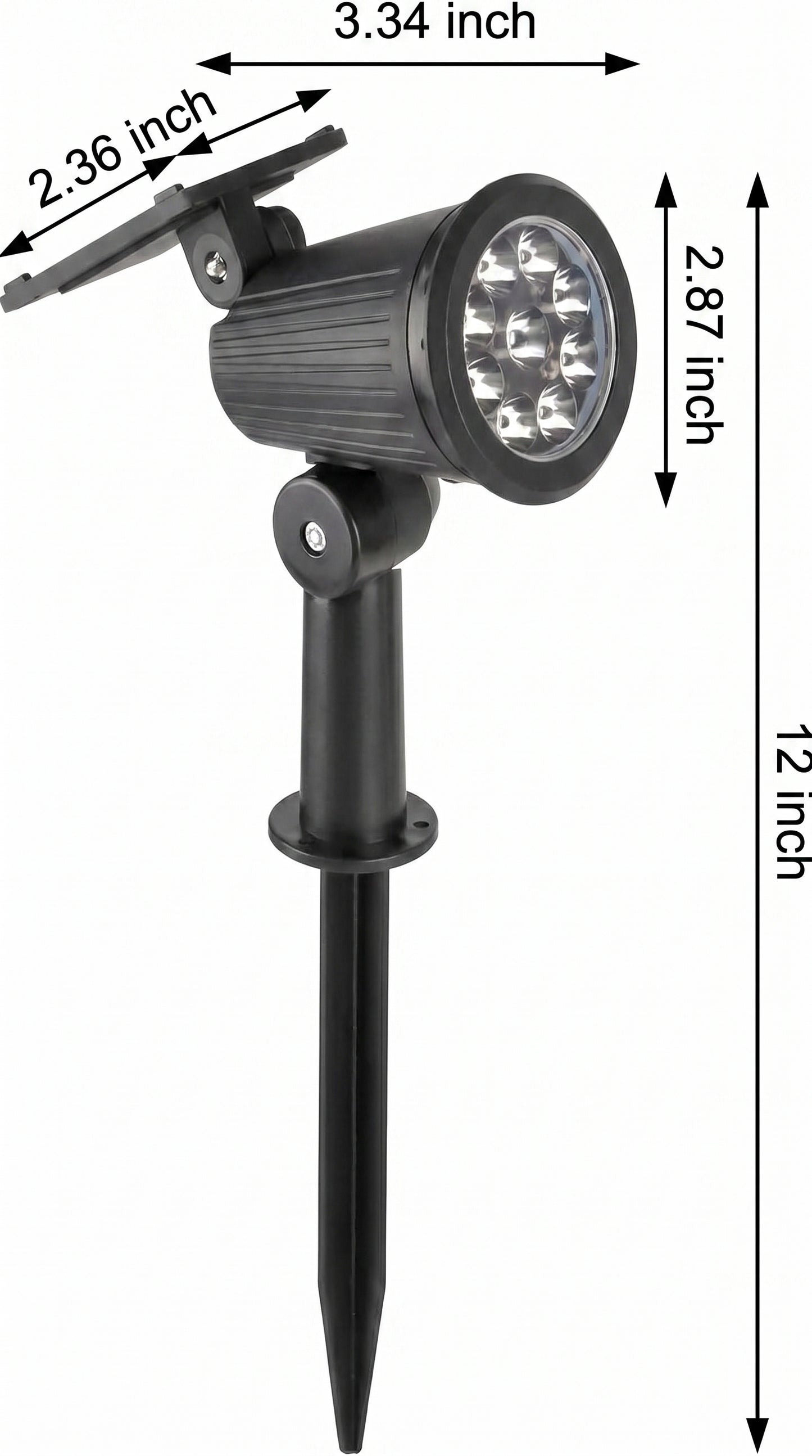 Aura-Zenith – Precision Architectural Solar Spotlight