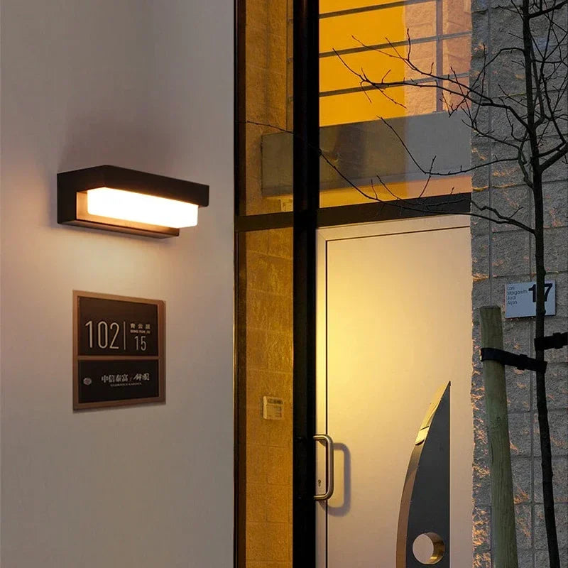 LED Outdoor Solar Wall Lights Waterproof Solar Light Balcony Villa Doorway Courtyard Walled Lighting Fence Decor Solar Lamp