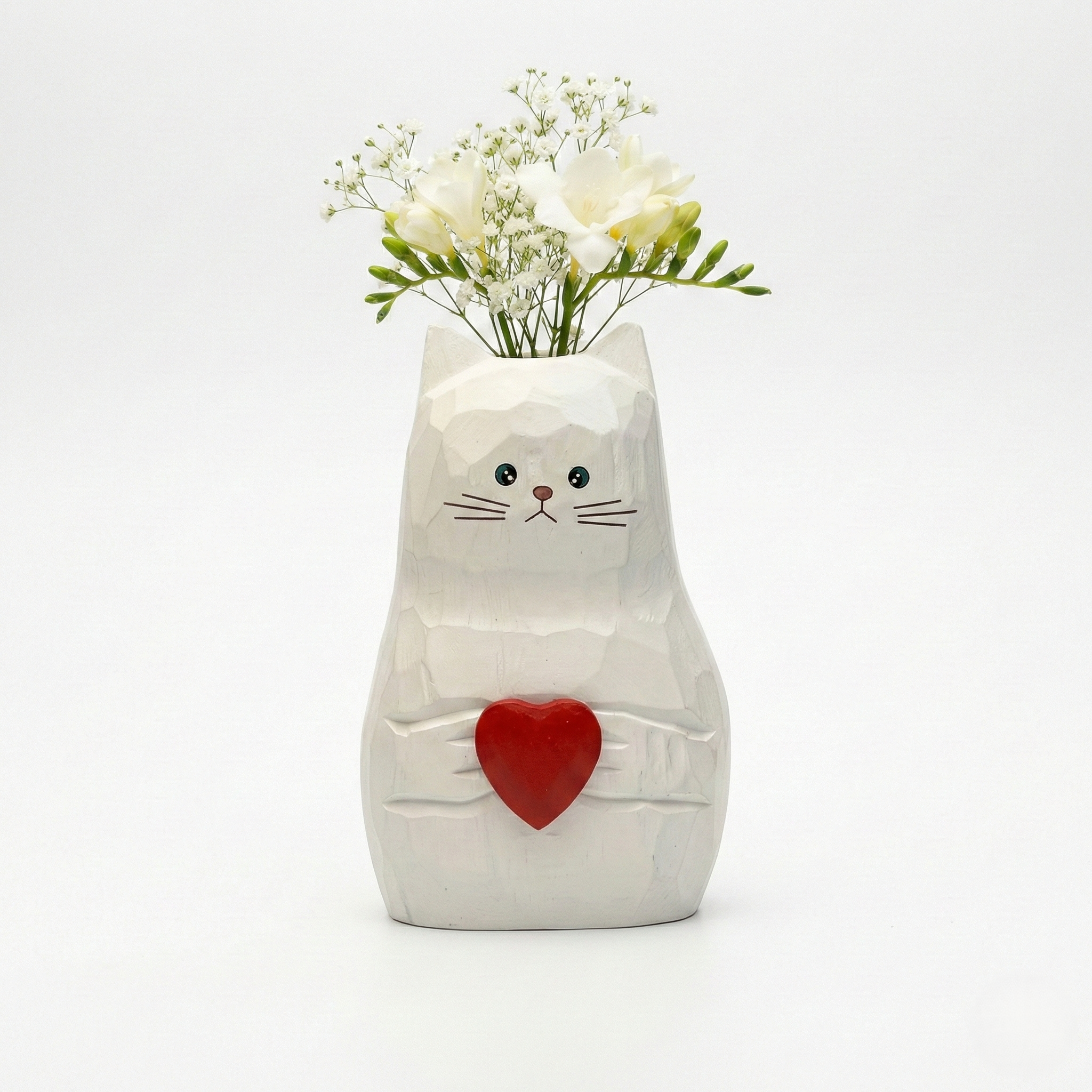 Heartfelt Kitten Planter