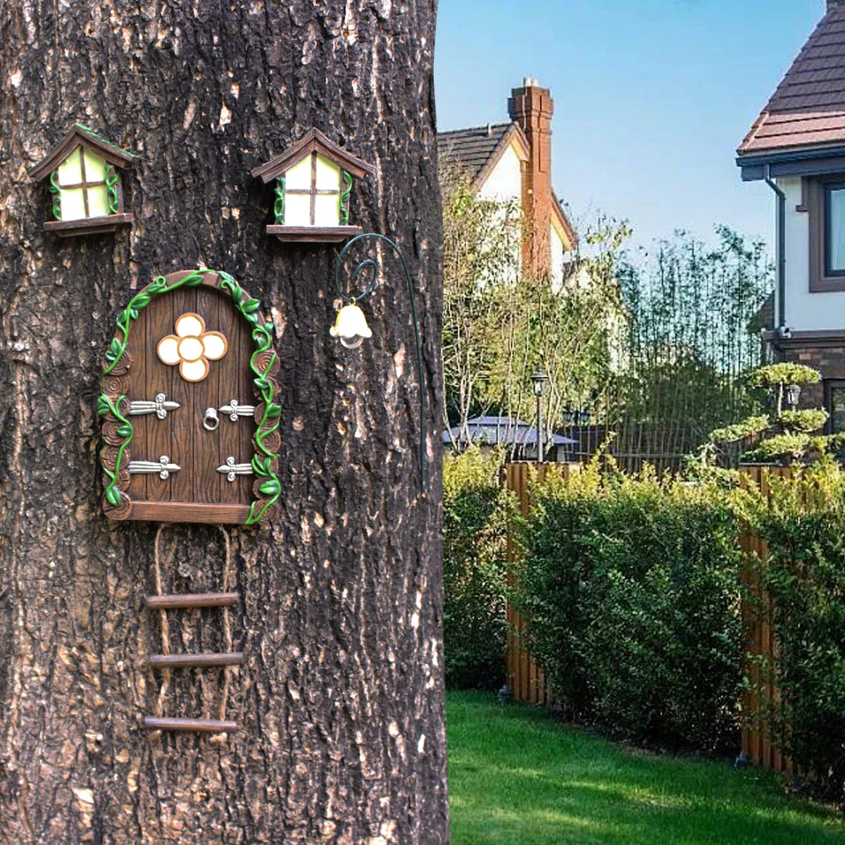 Aura-Fable – Enchanted Portal Garden Sculpture