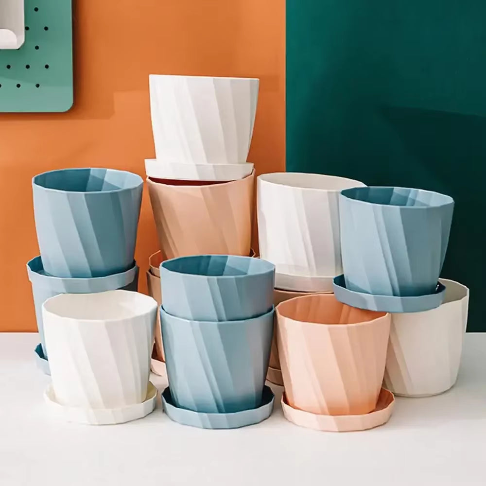 Modern Facet Breathable Planter