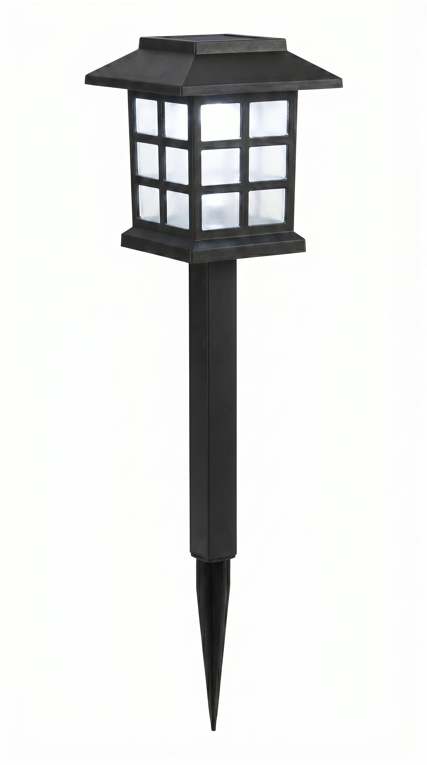 Aura-Mosaic – Patterned Solar Pathway Lights (8-Pack)